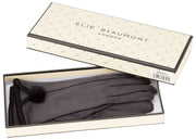 Elie Beaumont Pom Pom Handschuhe – Dunkelgrau