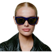 A.Kjaerbede Agnes Sunglasses - Dark Blue Transparent