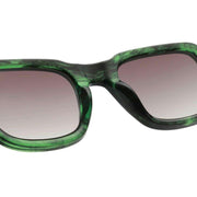 A.Kjaerbede Halo Sunglasses - Green Marble Transparent