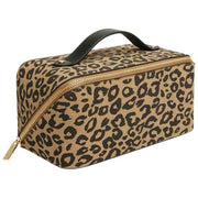 Alice Wheeler London Zugkoffer mit Tiermuster – Schwarz/Leopard