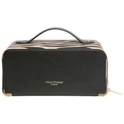 Alice Wheeler London Zugkoffer mit Tiermuster – Schwarz/Zebra