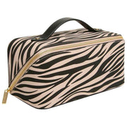 Alice Wheeler London Zugkoffer mit Tiermuster – Schwarz/Zebra