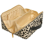Alice Wheeler London Zugkoffer mit Animal-Print – Hellleopard/Schwarz