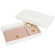 Alice Wheeler London Bow Kartenhalter und Schlüsselanhänger Geschenkset – Pink