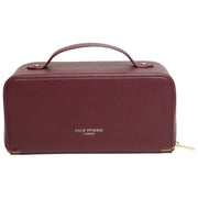 Alice Wheeler London Luxus-Zugkoffer – Beerenrot
