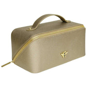 Alice Wheeler London Luxury Travel Train Case - Bronze