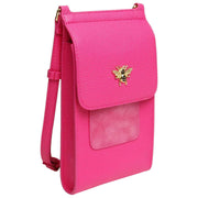 Alice Wheeler London Mini Bloomsbury Umhängetasche – Hot Pink