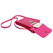 Alice Wheeler London Mini Bloomsbury Umhängetasche – Hot Pink