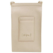 Alice Wheeler London Mini Bloomsbury Umhängetasche – Steinbeige