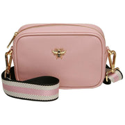 Alice Wheeler London Mini Camera Crossbody Bag - Pink