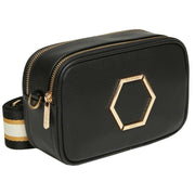 Alice Wheeler London Pimlico Honeycomb Cross Body Bag - Black