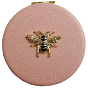 Alice Wheeler London Round Compact Mirror - Pink