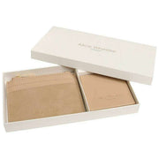 Alice Wheeler London Veronica Münzgeldbörse und Kompaktspiegel-Geschenkset – Sandbeige