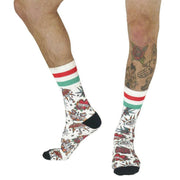 American Socks Love Hurts Mid High Socks - White