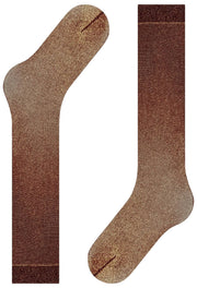 Falke Glitzernde 30-Denier-Kniestrümpfe – Barolo/Gold