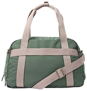Roka Gatwick Kleine Reisetasche aus recyceltem Canvas – Thunderstorm Green