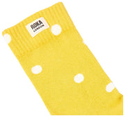 Roka Wimbledon Crew Socken – Gelber Punkt