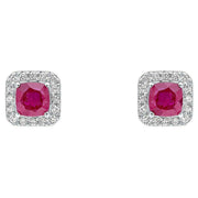 elements-gold-cushion-cut-ruby-with-diamond-halo-9ct-gold-earrings---goldred-35461407
