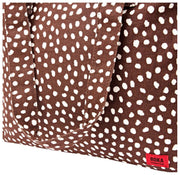 Roka Sloane Mittelgroße Baumwoll-Canvas-Einkaufstasche – Brauner Fleck