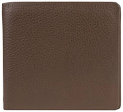 Dents Aire Coin Bifold Portemonnaie – Schokoladenbraun