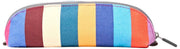 Roka Tate Kleine Baumwoll-Canvas-Tasche – Breiter, mehrfarbiger Streifen