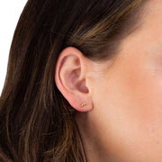 Beginnings Triple Ball Stud Earrings - Gold