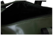 Fred Perry Klassische Mini-Fasstasche – Lorbeerkranzgrün/Schwarz