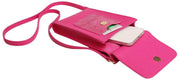 Alice Wheeler London Mini Bloomsbury Umhängetasche – Hot Pink