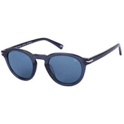 Botaniq Thick Round Sunglasses - Blue