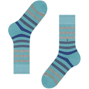 Burlington Blackpool Socken – Key Largo Blau