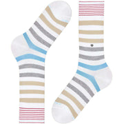 Burlington Blackpool-Socken – Weiß