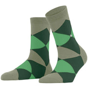 Burlington Bonnie Short Socks - Leaf Green