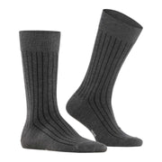 Burlington Duke Street Socken - Anthrazit Mel