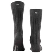 Burlington Duke Street Socken - Anthrazit Mel