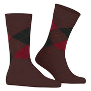 Burlington Dundee Socks - Merlot Red