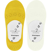 Burlington Everyday 2er-Pack unsichtbare Socken – gebrochenes Weiß
