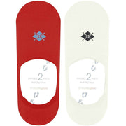Burlington Everyday 2er-Pack No-Show-Socken – Active Red