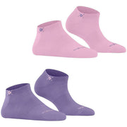 Burlington Everyday 2er-Pack Sneaker-Socken – Flieder