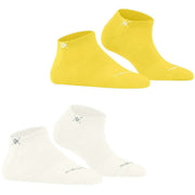 Burlington Everyday 2er-Pack Sneaker-Socken – gebrochenes Weiß