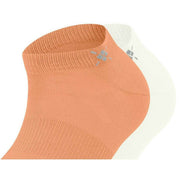 Burlington Everyday 2er-Pack Sneaker-Socken – Pfirsichorange