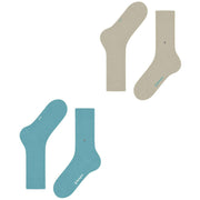 Burlington Alltagssocken im 2er-Pack – Key Largo Blue