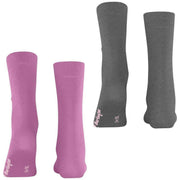 Burlington Everyday 2 Pack Socks - Peony Pink