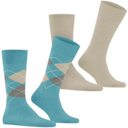 Burlington Everyday Mix 2er-Pack Socken – Key Largo Blue