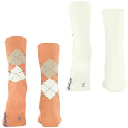 Burlington Everyday Mix 2er-Pack Socken – Pfirsichorange