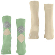 Burlington Everyday Mix 2er-Pack Socken – Quiet Green