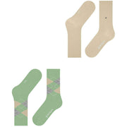 Burlington Everyday Mix 2er-Pack Socken – Quiet Green