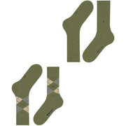 Burlington Everyday Mix 2er-Pack Socken – Salvia Green
