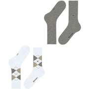 Burlington Everyday Mix 2er-Pack Socken – Weiß