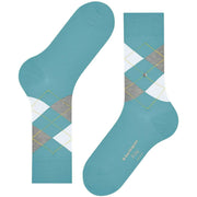 Burlington King-Socken – Key Largo Blau