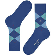 Burlington King Socken - Kornblau Blau